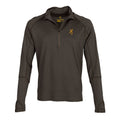 SHT/MERINO/1/4 ZIP/MAJOR BROWN/XL