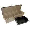WHEELED MOBILE GEAR CRATE W/TRAY/DIVIDER