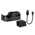 CHARGE CRADLE DUAL INC ONE BATTERY/CABLE