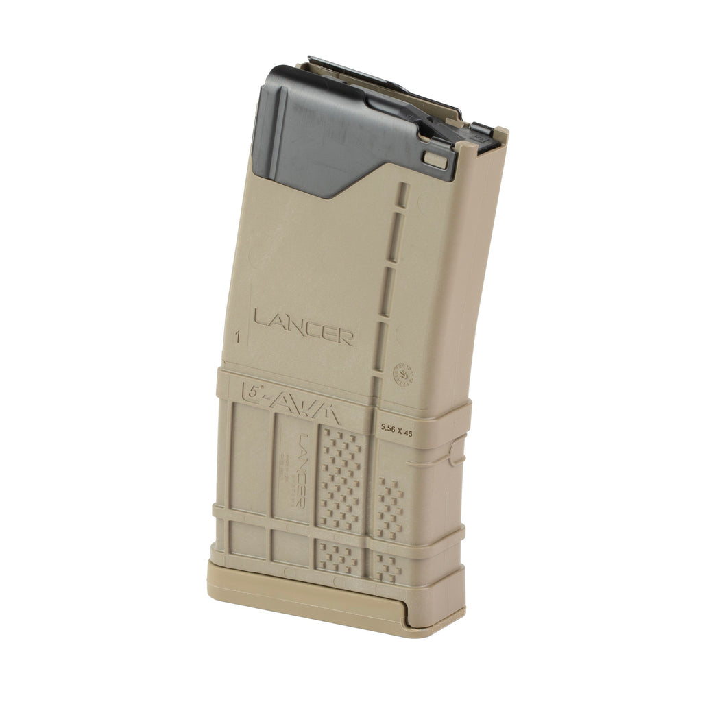 LANCER L5AWM 223REM 5RD OPAQUE FDE
