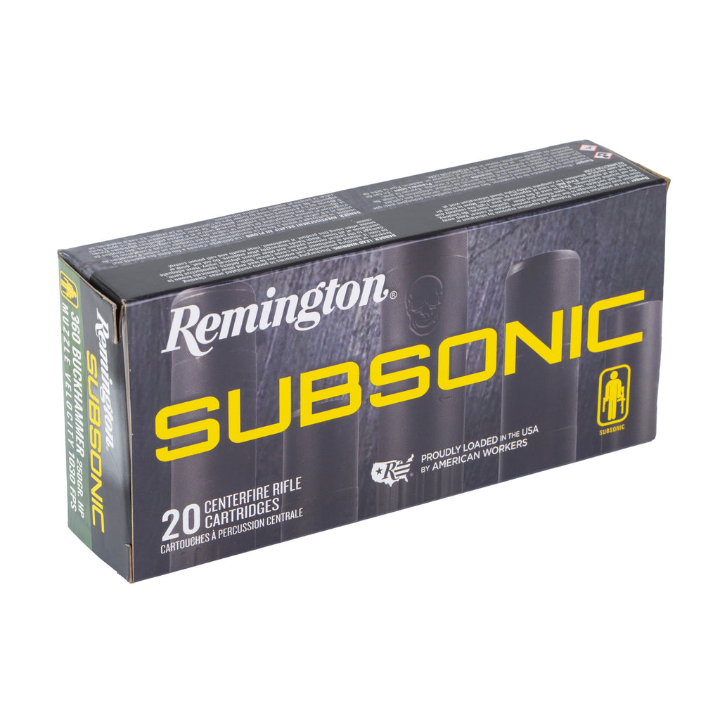 REM 360BUCK HMR SUBSONIC 250GR BHP