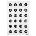 ACTION TGT 24 3 NMBR CIRCLES 100PK