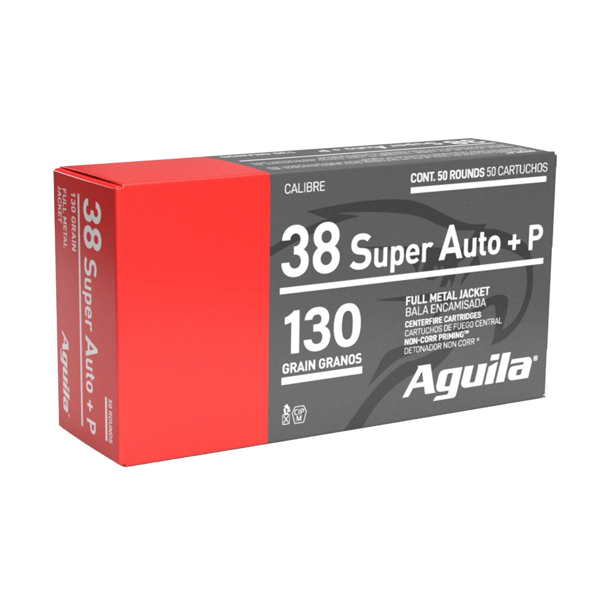 AGUILA 38SUPER +P 130GR 50/1000