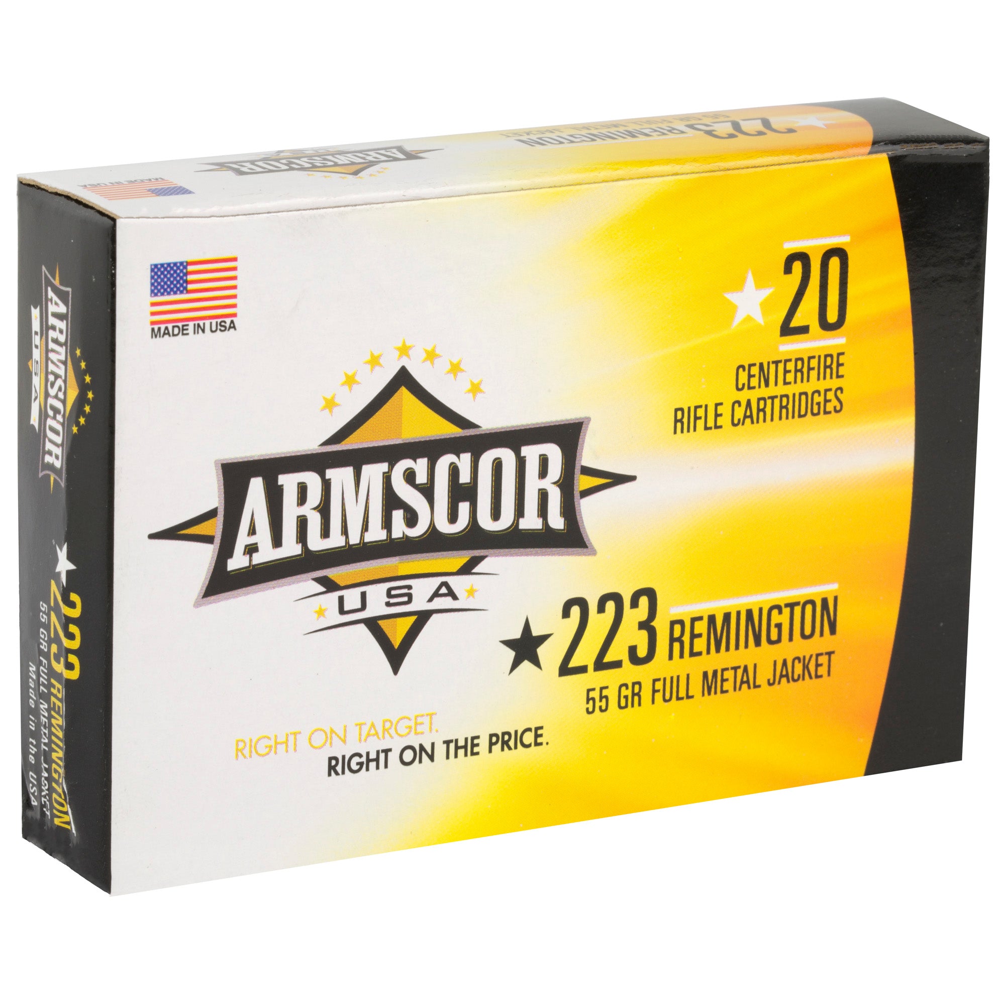 ARMSCOR 223REM 55GR FMJ 20/1000