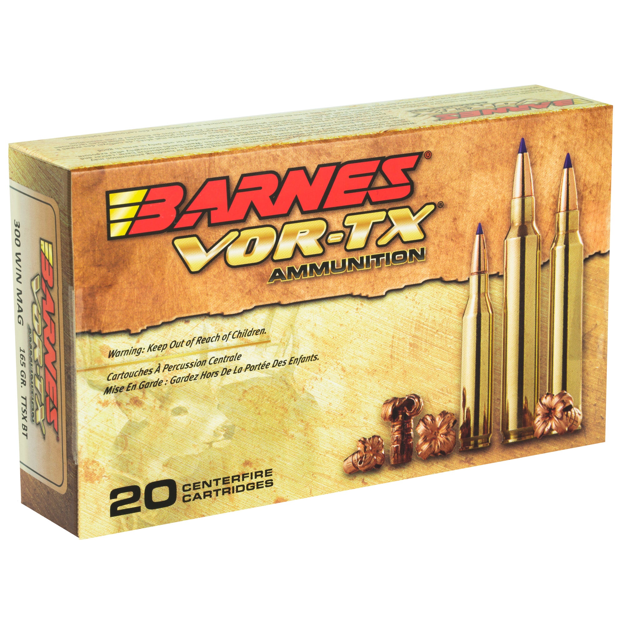 BARNES VOR-TX 300WIN 165GR TTSX 20