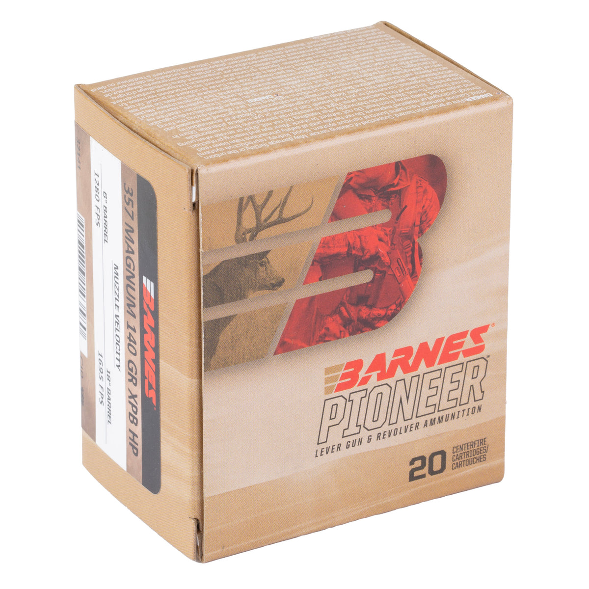 BARNES PIO 357MAG 140GR TSXFN 20/200