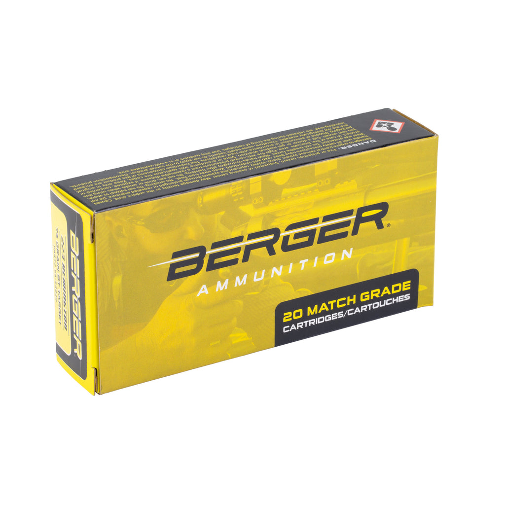 BERGER .223REM 73GR BT 20/200