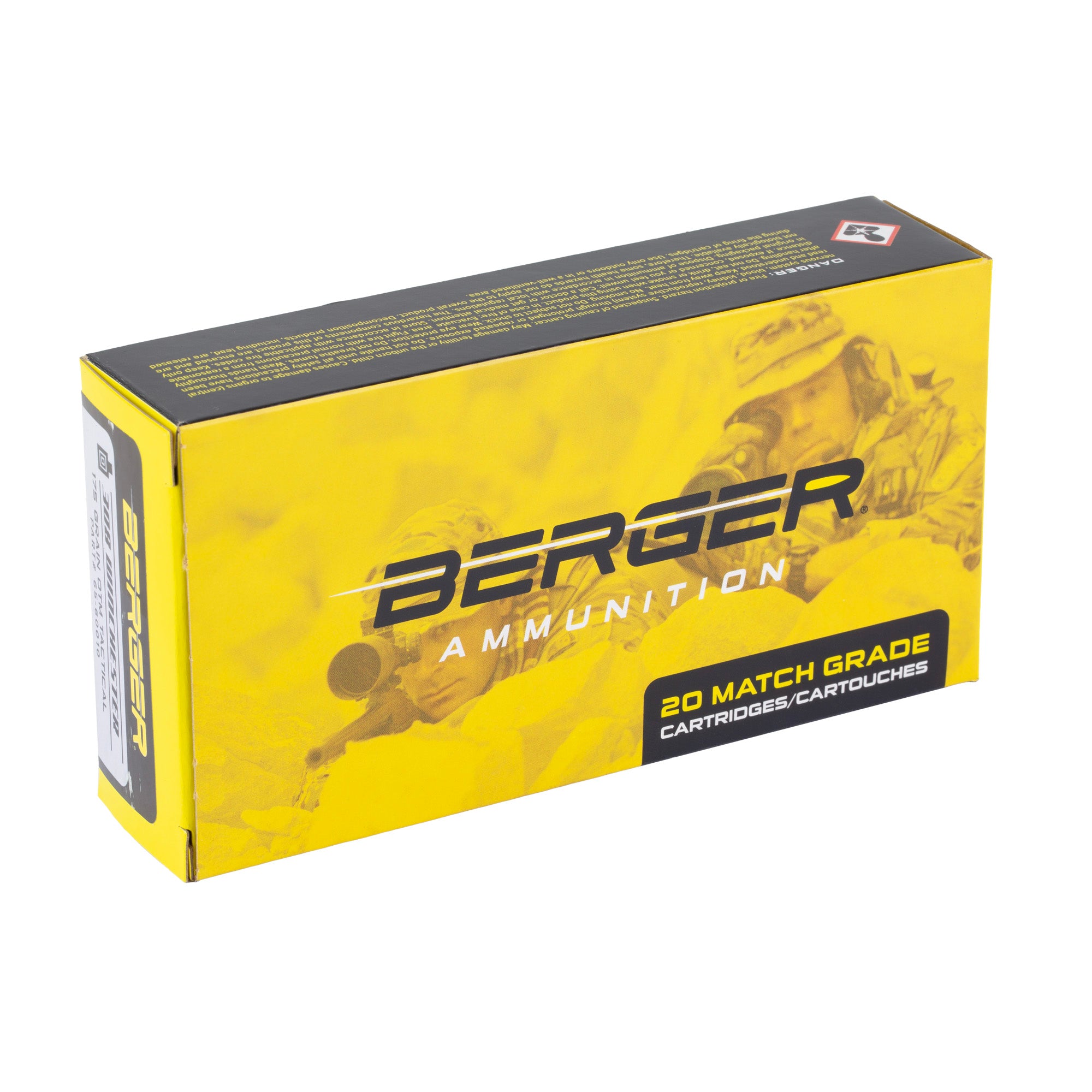 BERGER MATCH 308WIN 175GR OTM 20/200