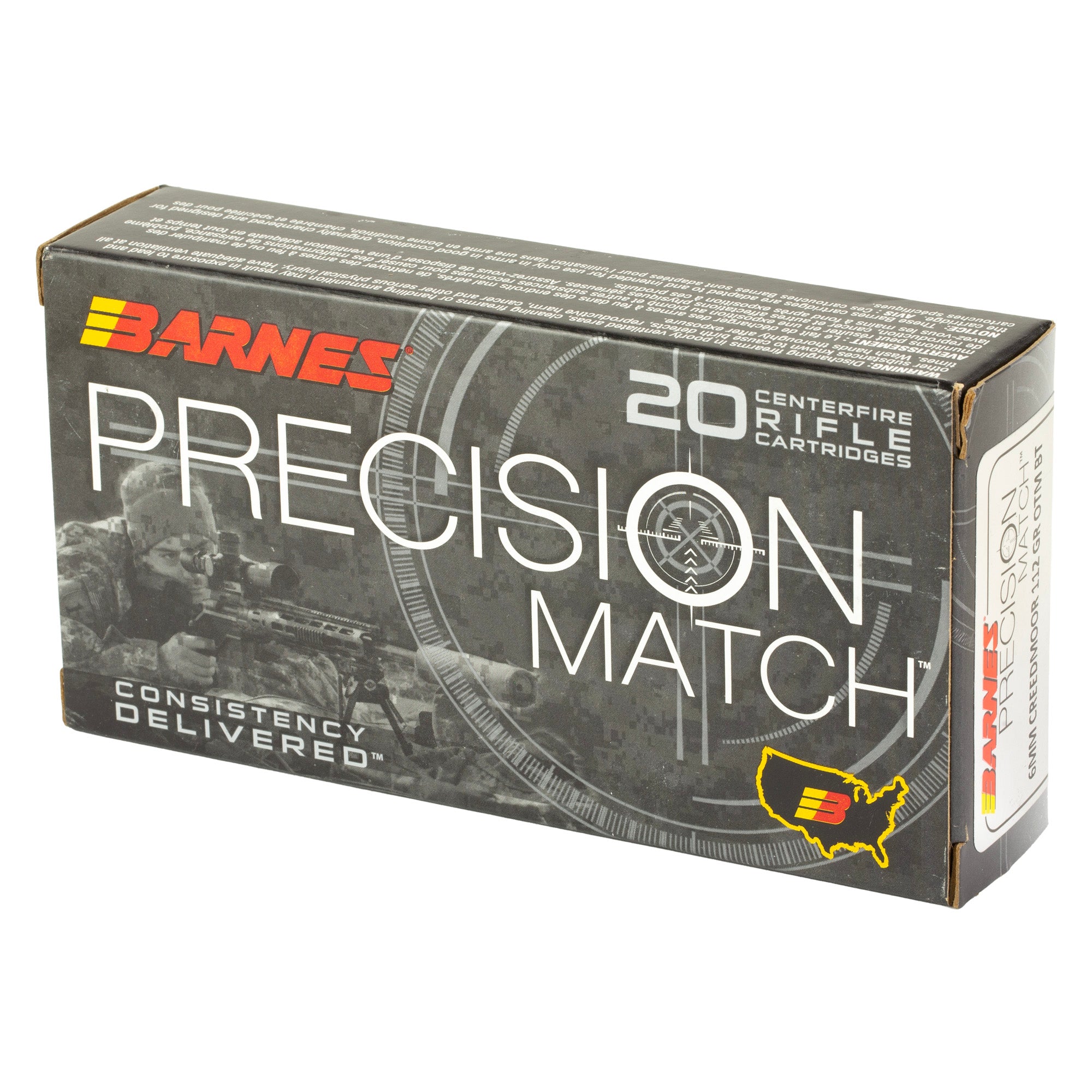 BARNES PREC MTH 6MM CM 112GR 20/200