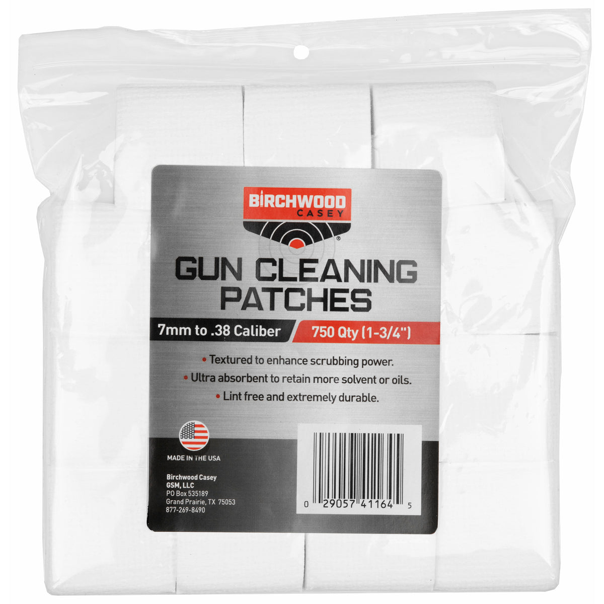 B/C PATCHES 1-3/4 7MM-.38CAL 750PK