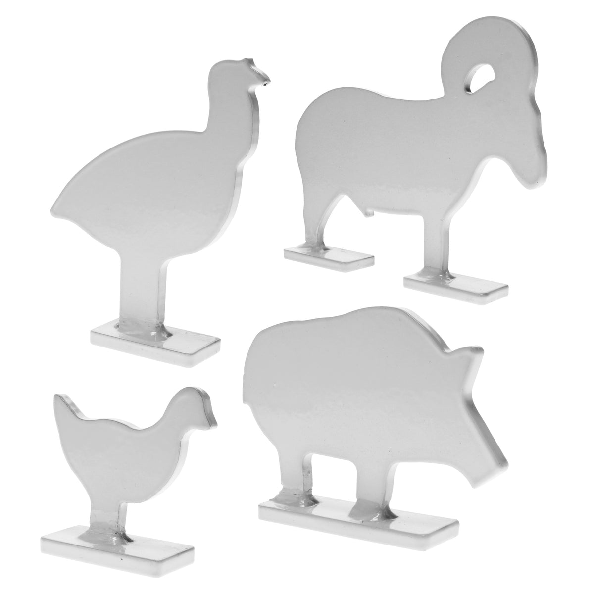 B/C SILHOUETTE KNOCK OVER TRGTS 4PC