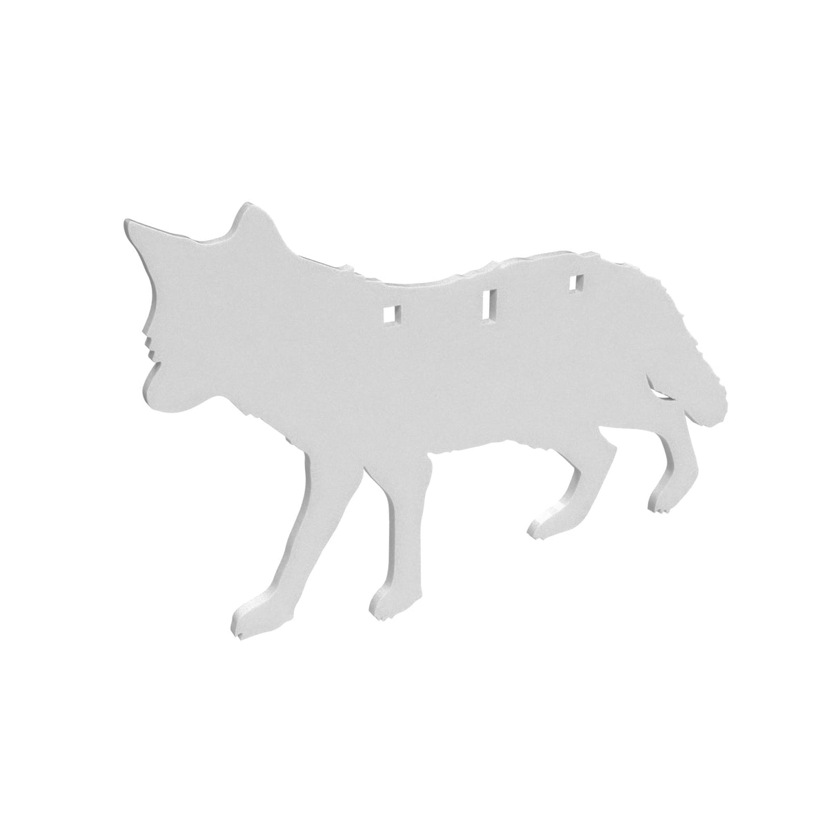 B/C AR500 3/8 SILHOUETTE COYOTE WHT