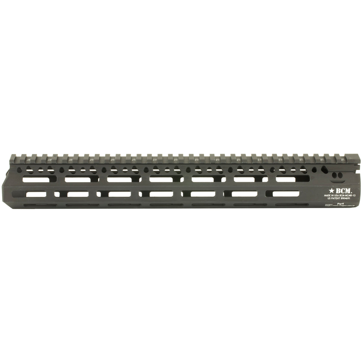 BCM GUNFTR MCMR RAIL 556 13 BLK MLK