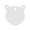 B/C 6 3/8 STEEL TRGT ROUND PLATE