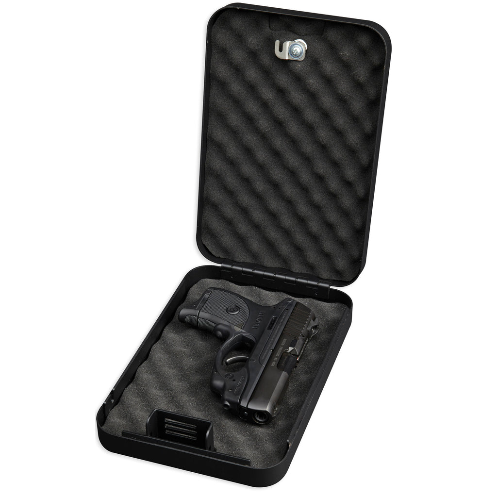 BULLDOG PERSONAL SAFE W/KEY LOCK BLK