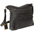 BULLDOG CROSS BODY PURSE W/HLSTR BLK