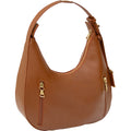 BULLDOG HOBO STYLE BAG COGNAC