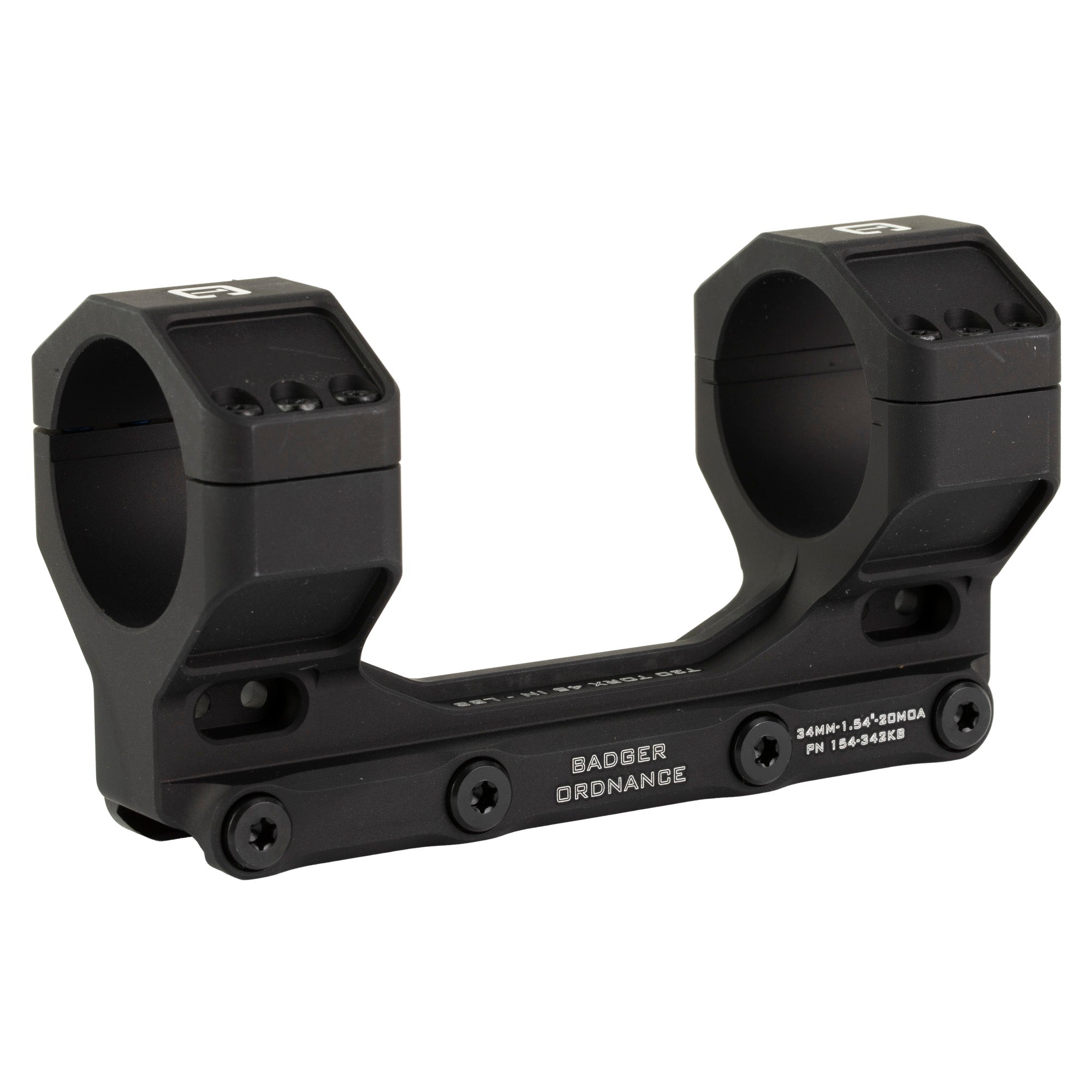 BADGER COMM MAX 34MM 1.54 20MOA BLK
