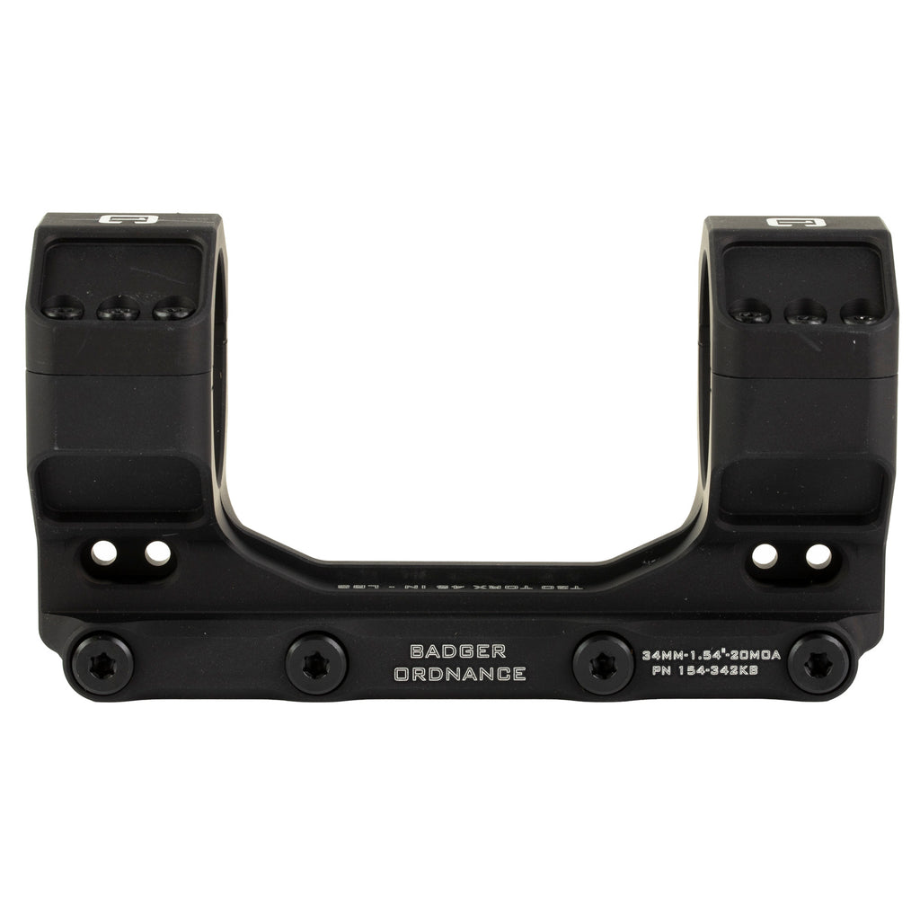 BADGER COMM MAX 34MM 1.54 20MOA BLK