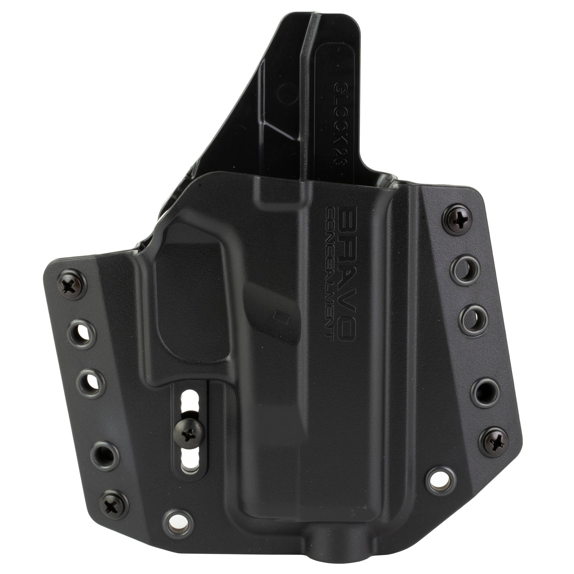 BRAVO BCA FOR GLOCK 26 OWB BLK RH