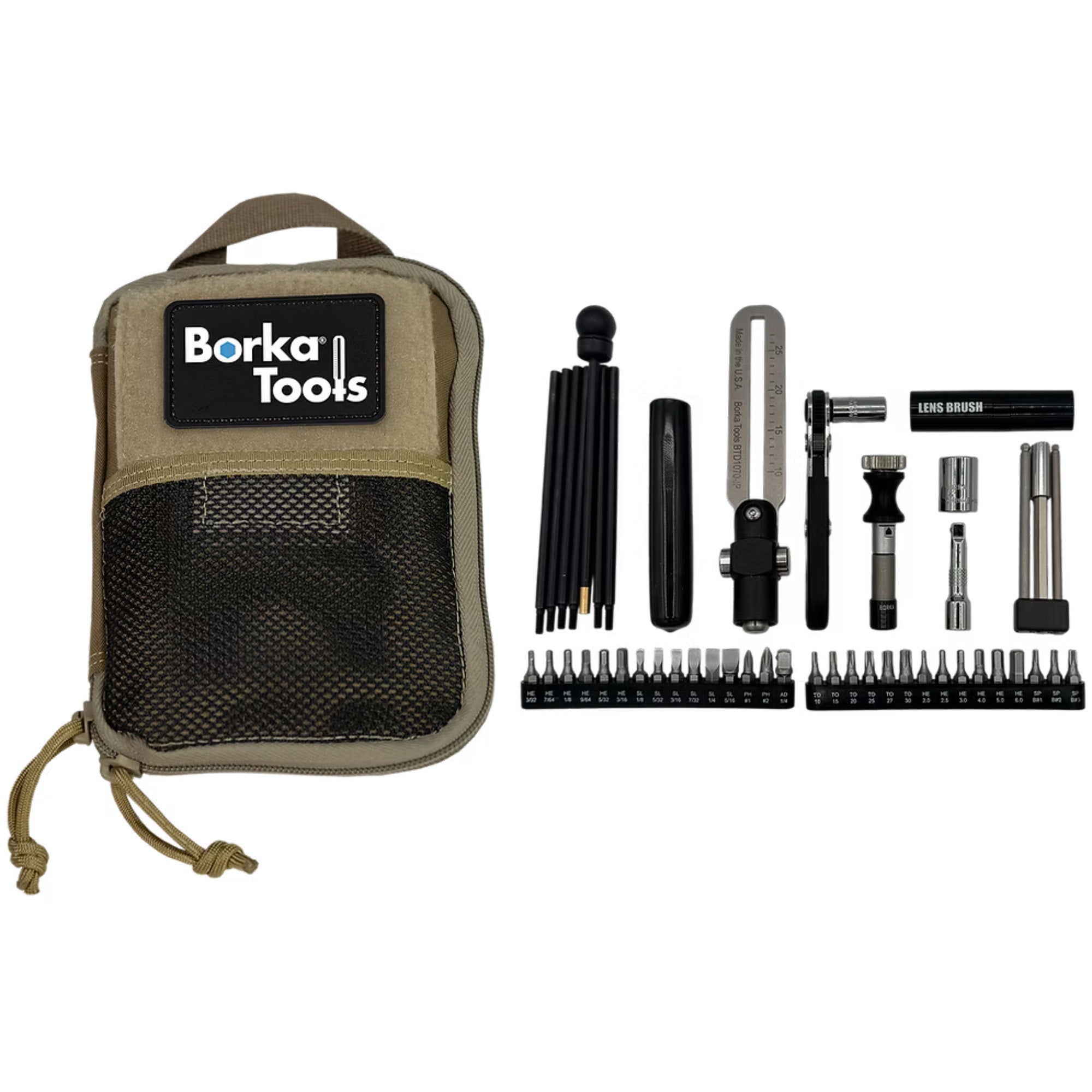 BORKA TOOLS STK W/ EXT BITS AND ECR