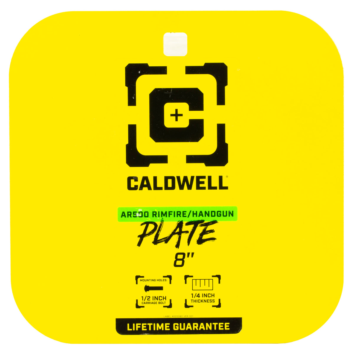 CALDWELL AR500 1/4 RF/HG 8 GONG
