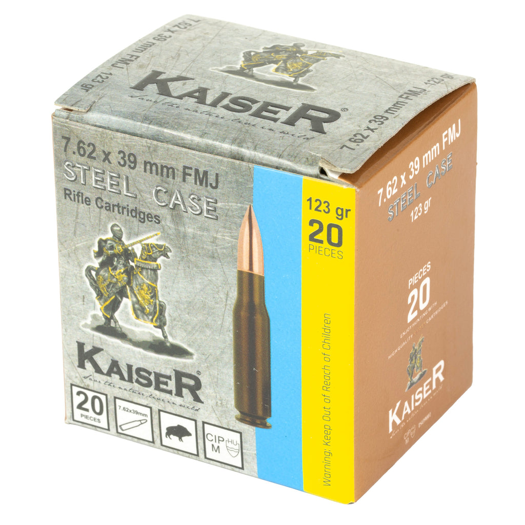 KAISER 7.62X39 123GR FMJ 20/1000