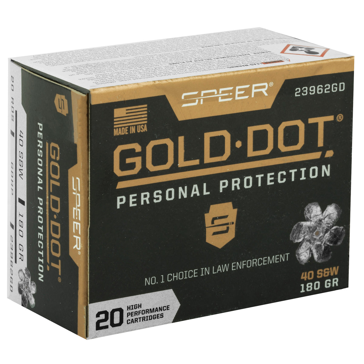 SPR GOLD DOT 40SW 180GR HP 20/200