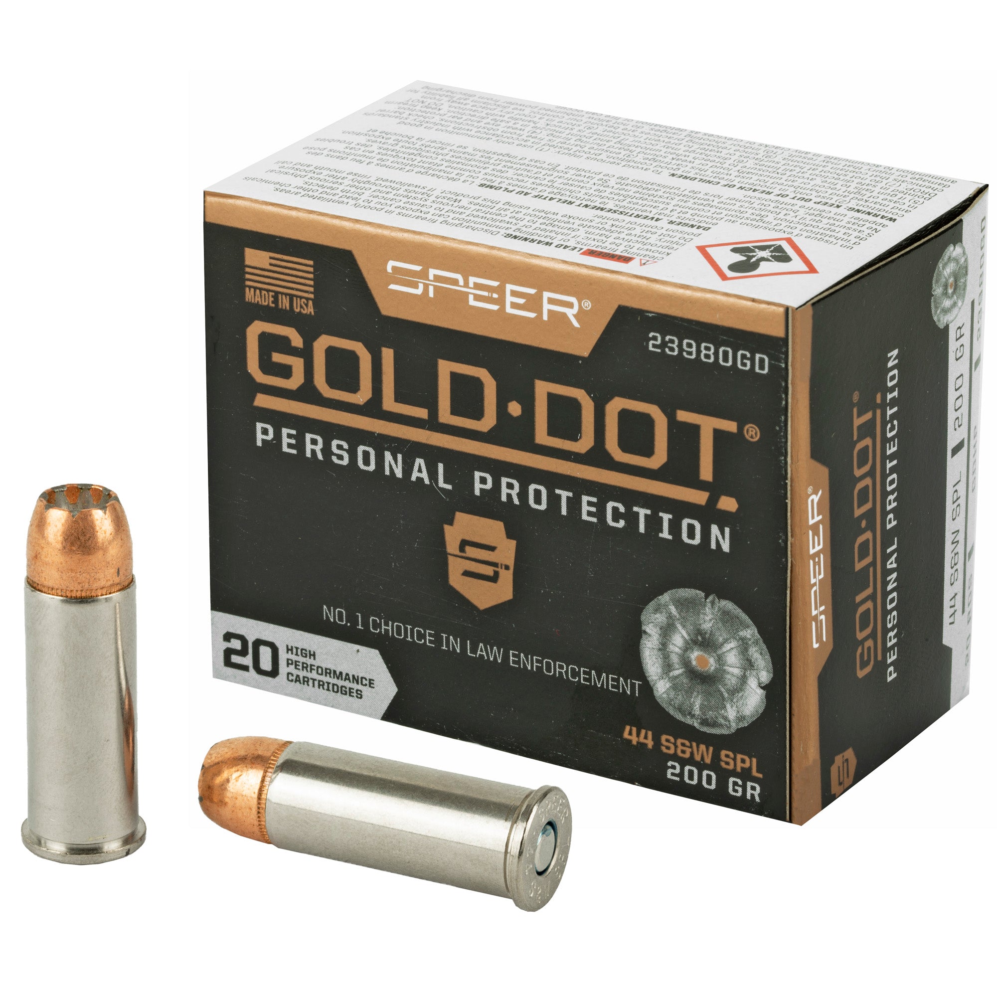 SPR GOLD DOT 44SPL 200GR HP 20/200