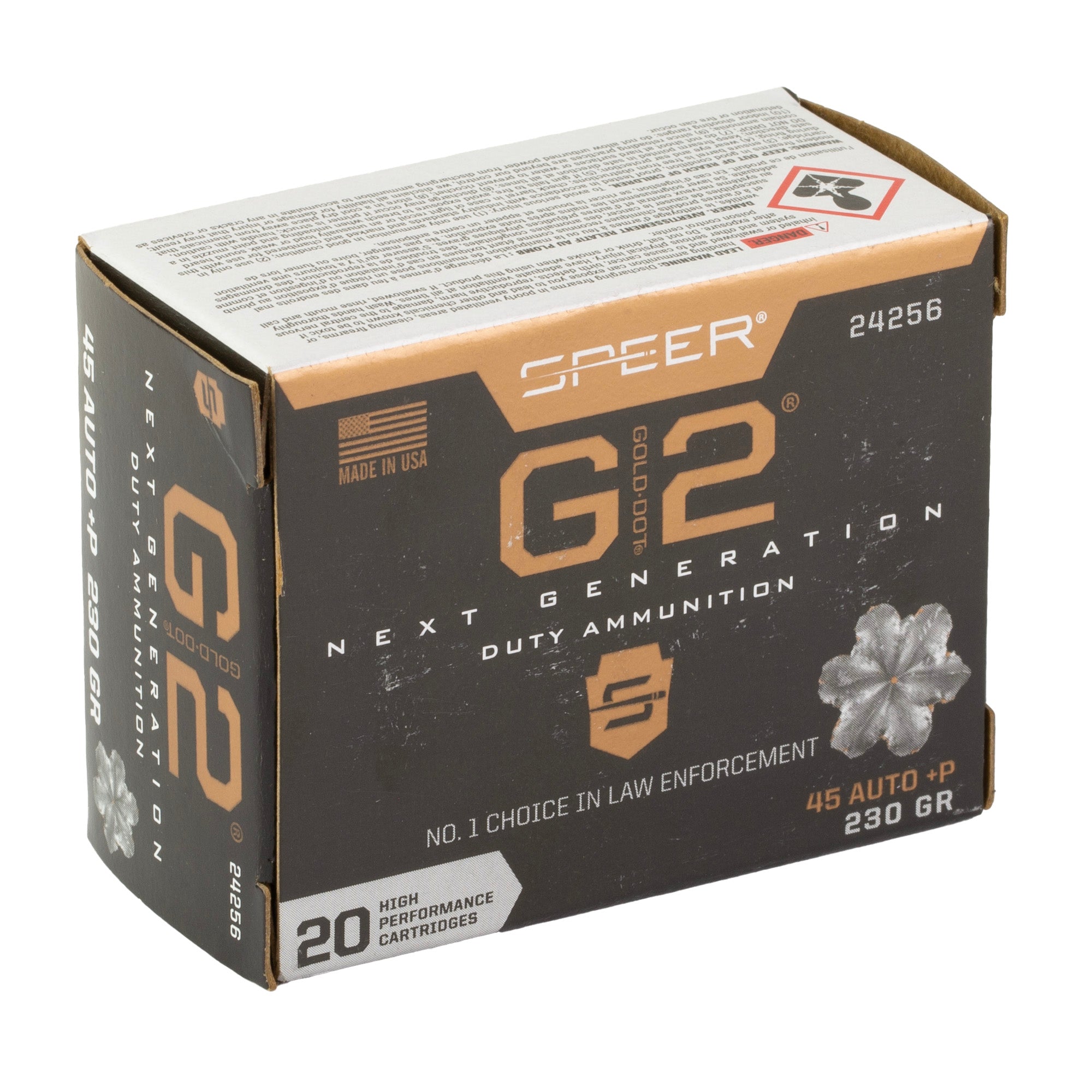 SPR GOLD DOT G2 45ACP 230GR 20/200