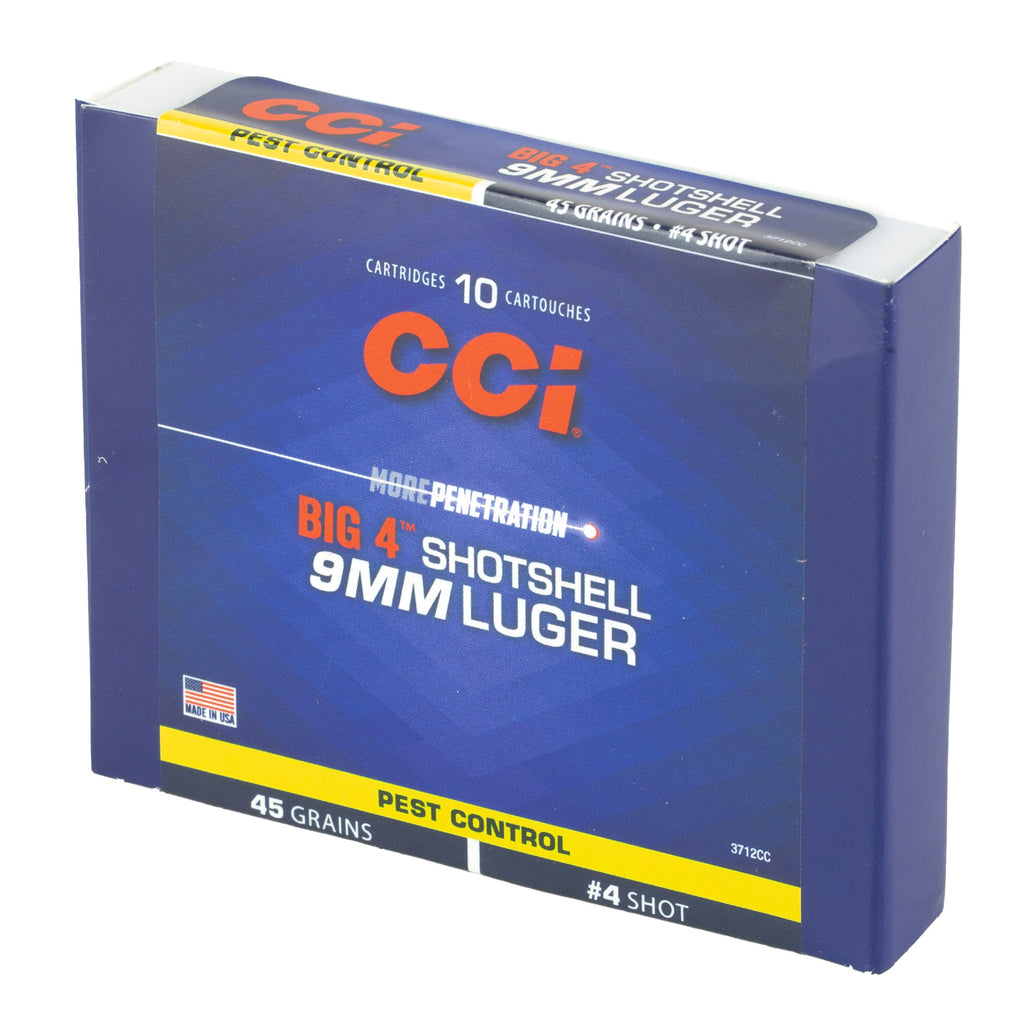 CCI 9MM #4 SHOTSHELL10/200