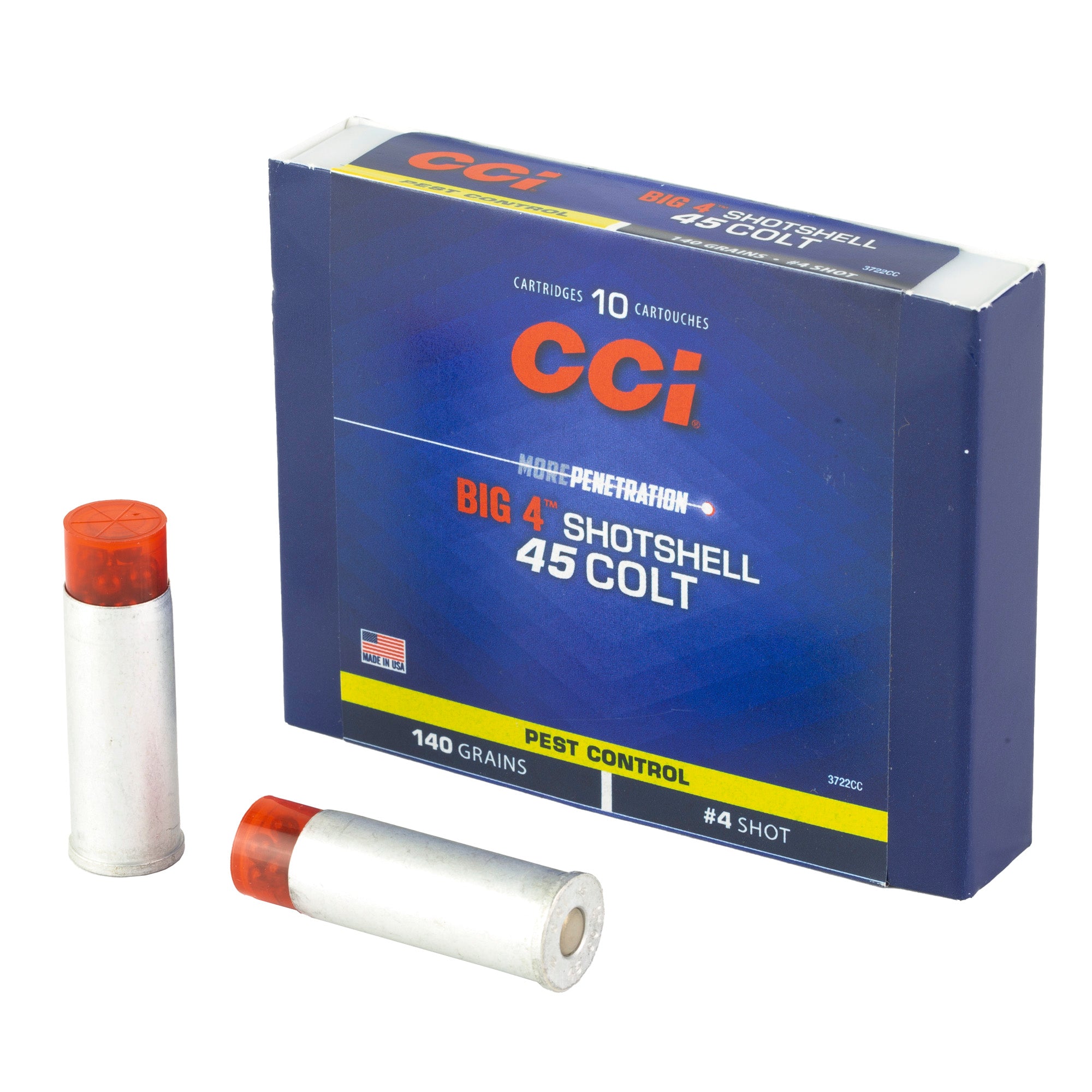 CCI 45 COLT #4 SHOTSHELL10/200