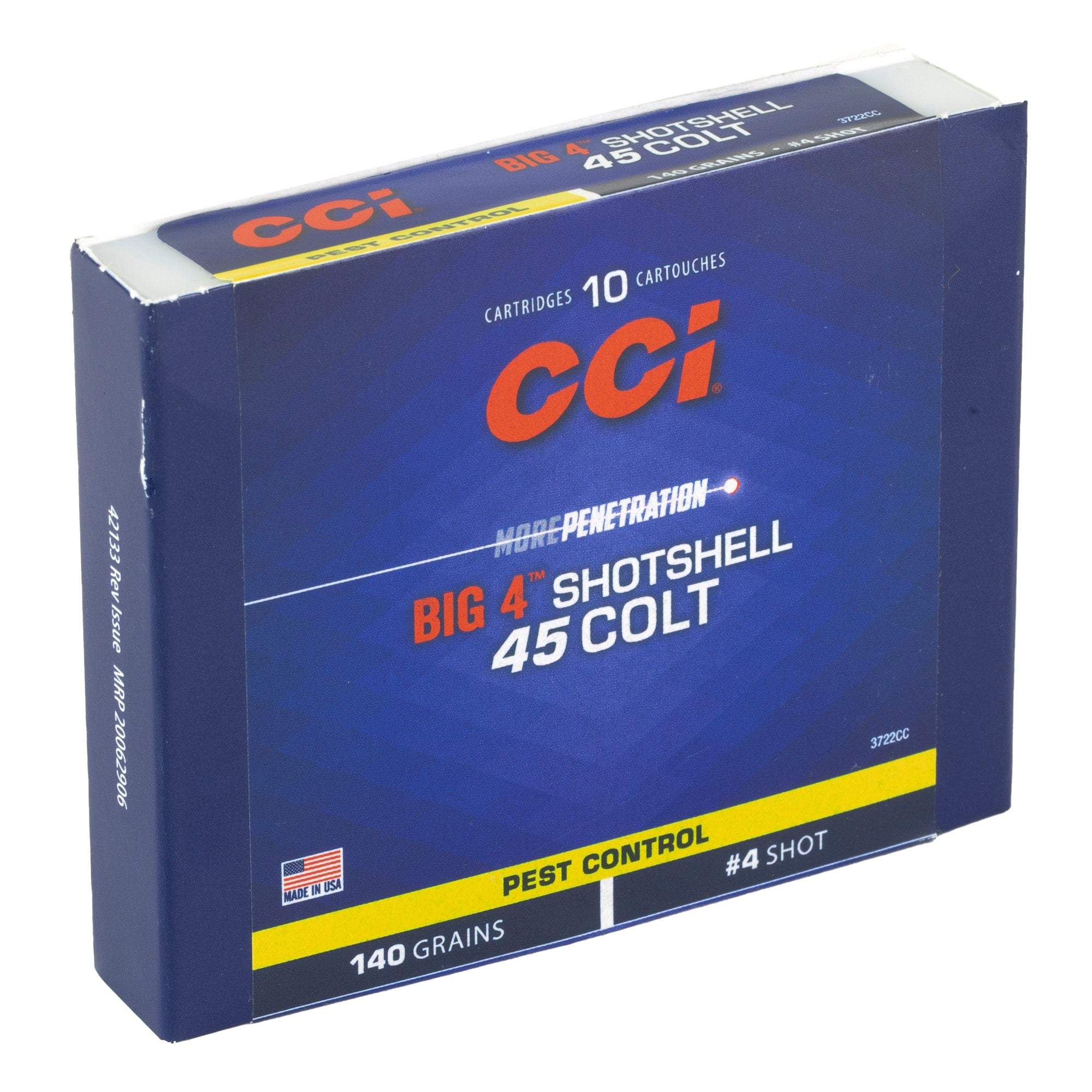 CCI 45 COLT #4 SHOTSHELL10/200