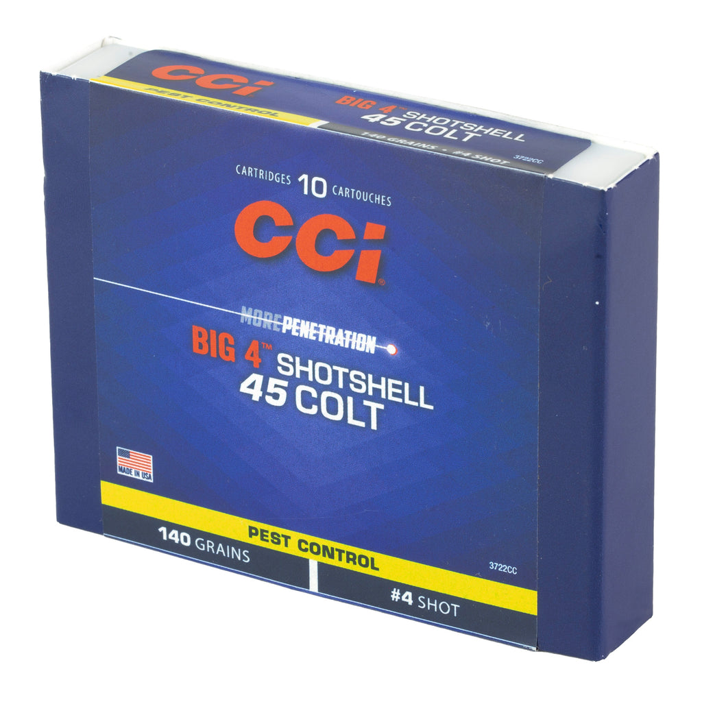 CCI 45 COLT #4 SHOTSHELL10/200