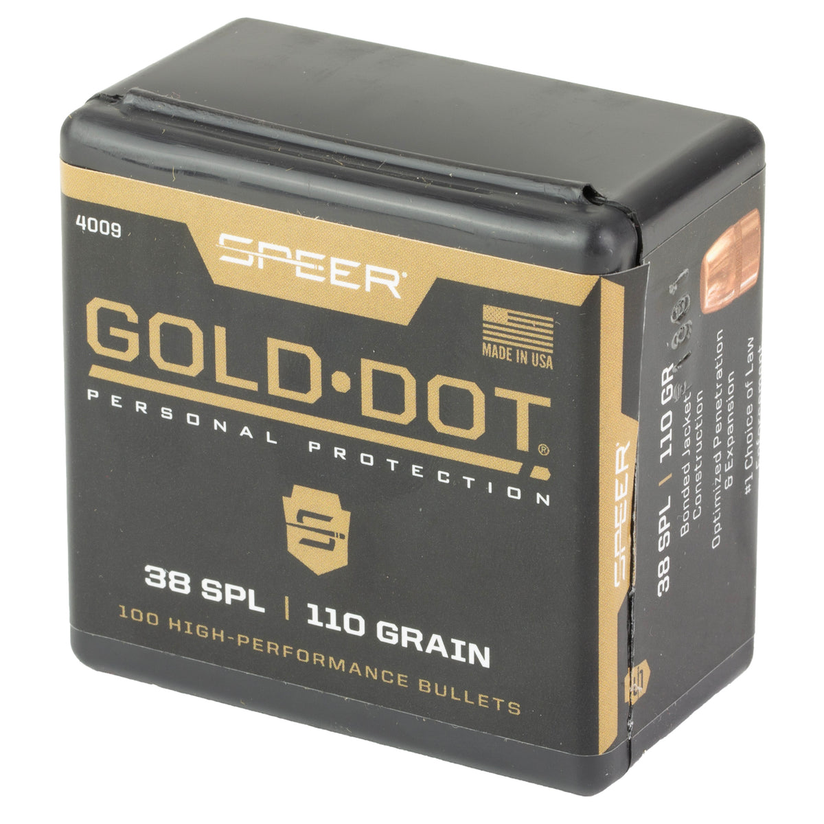SPR GOLD DOT .357 110GR HP 100CT
