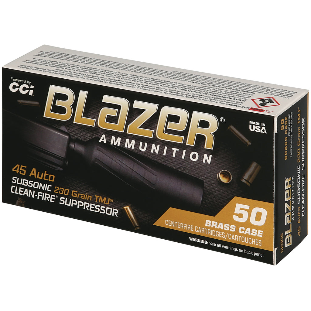 CCI BLAZER BRASS 45ACP SUP 230GR TMJ