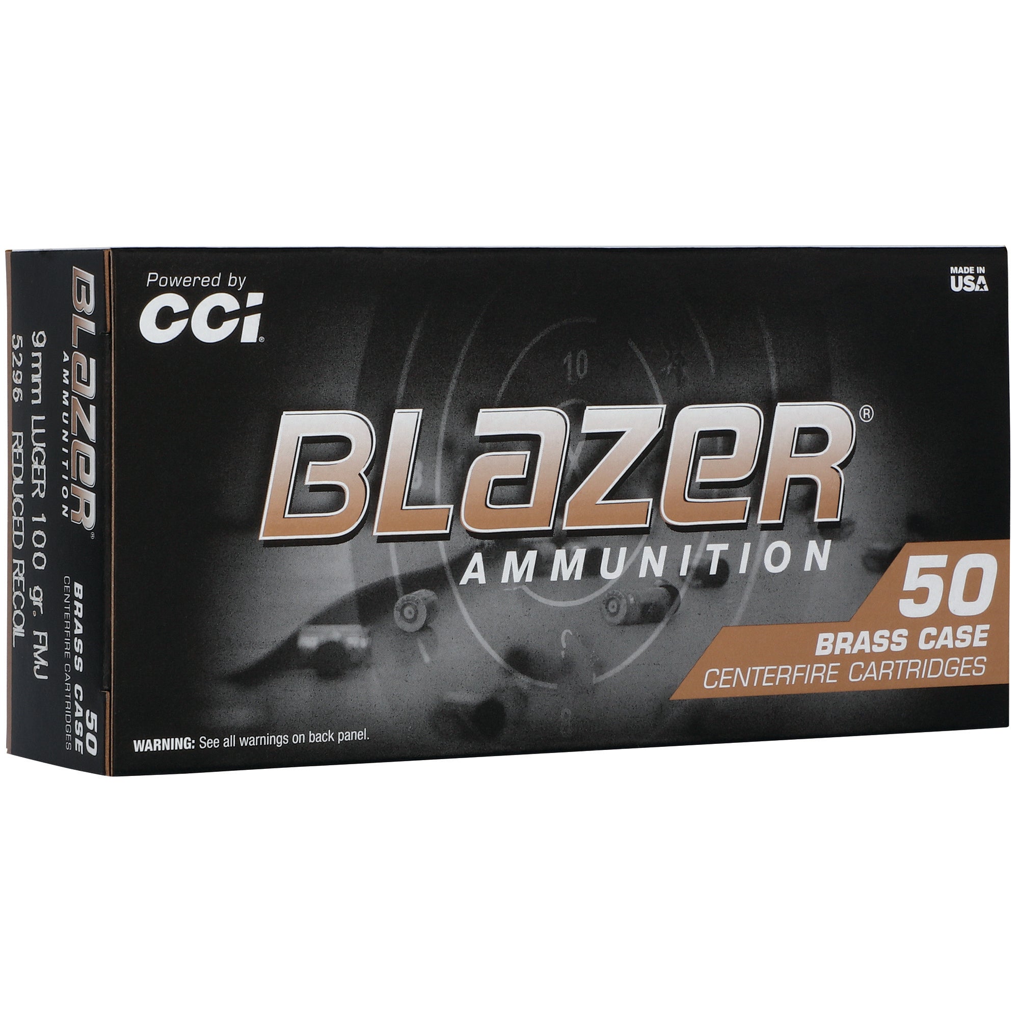 BLAZER BRASS 9MM 100GR FMJ 50/1000