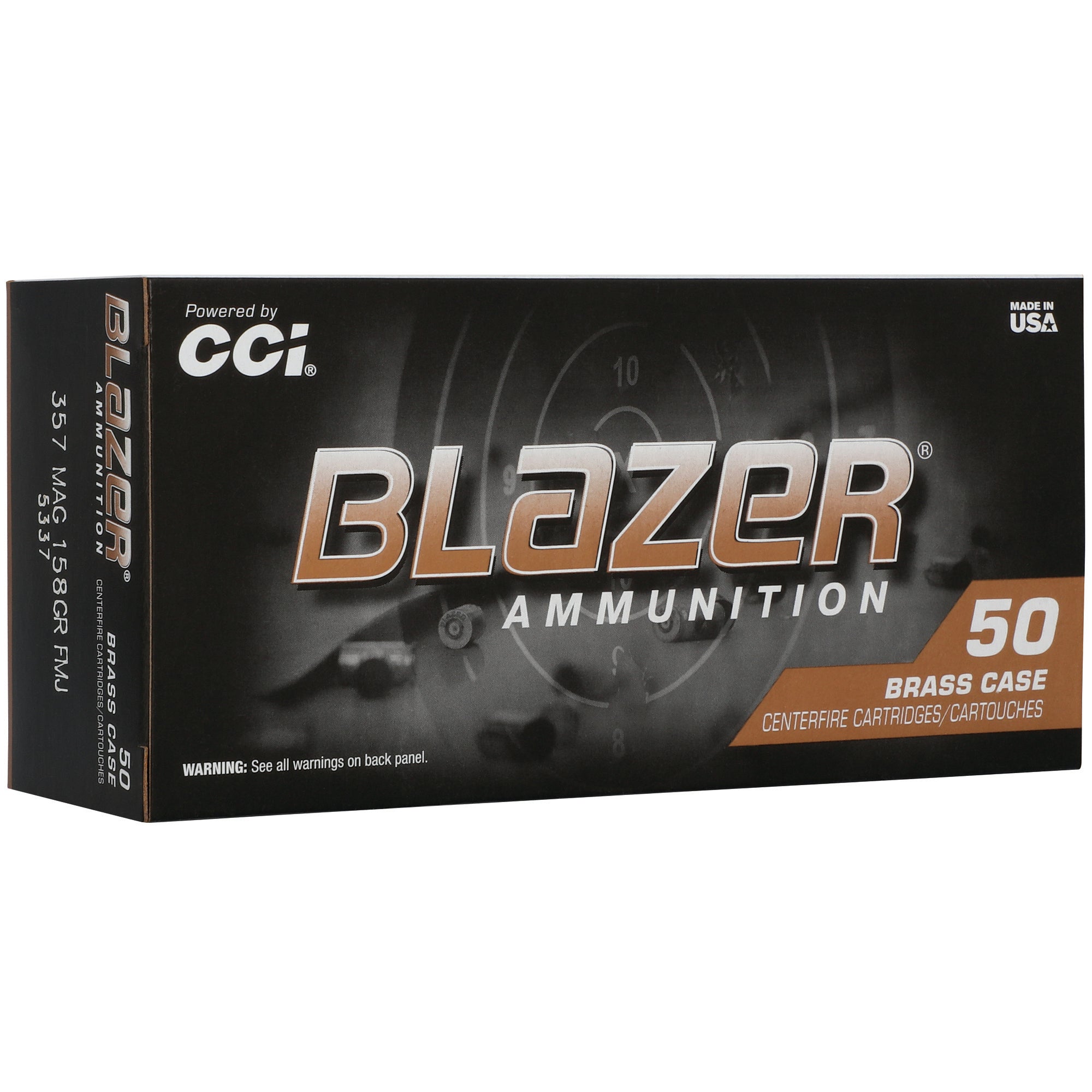 CCI BLAZER BRASS 357MAG 158GR FMJ 50