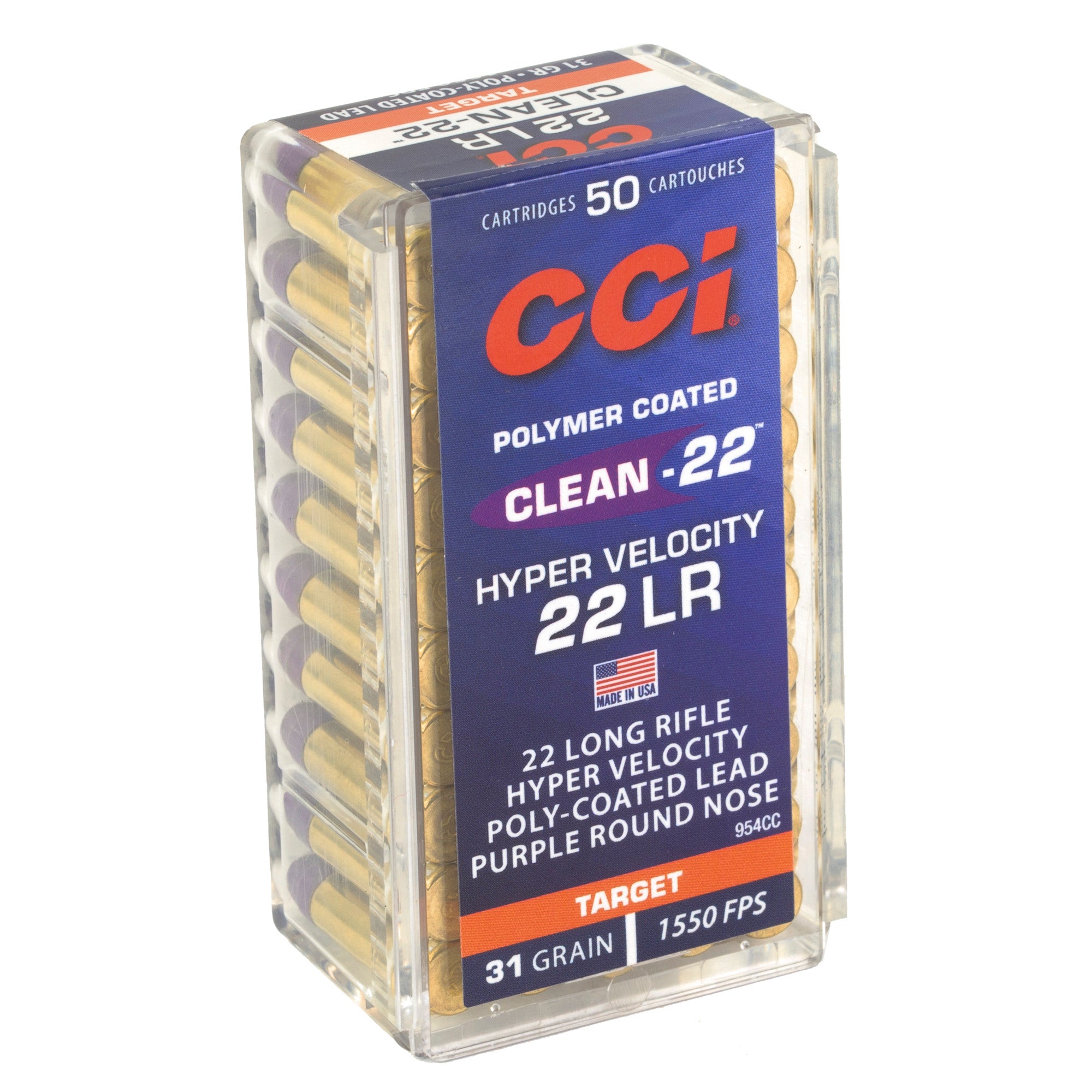 CCI HYPR VLCTY 22LR 31GR LN 50/5000
