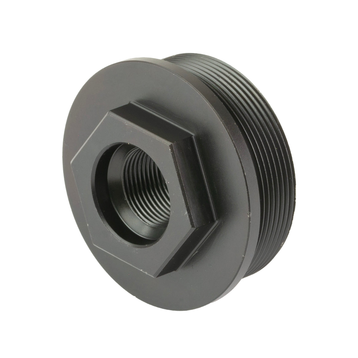 CMMG ZEROED HUB MNT DT 1/2X28 BLK
