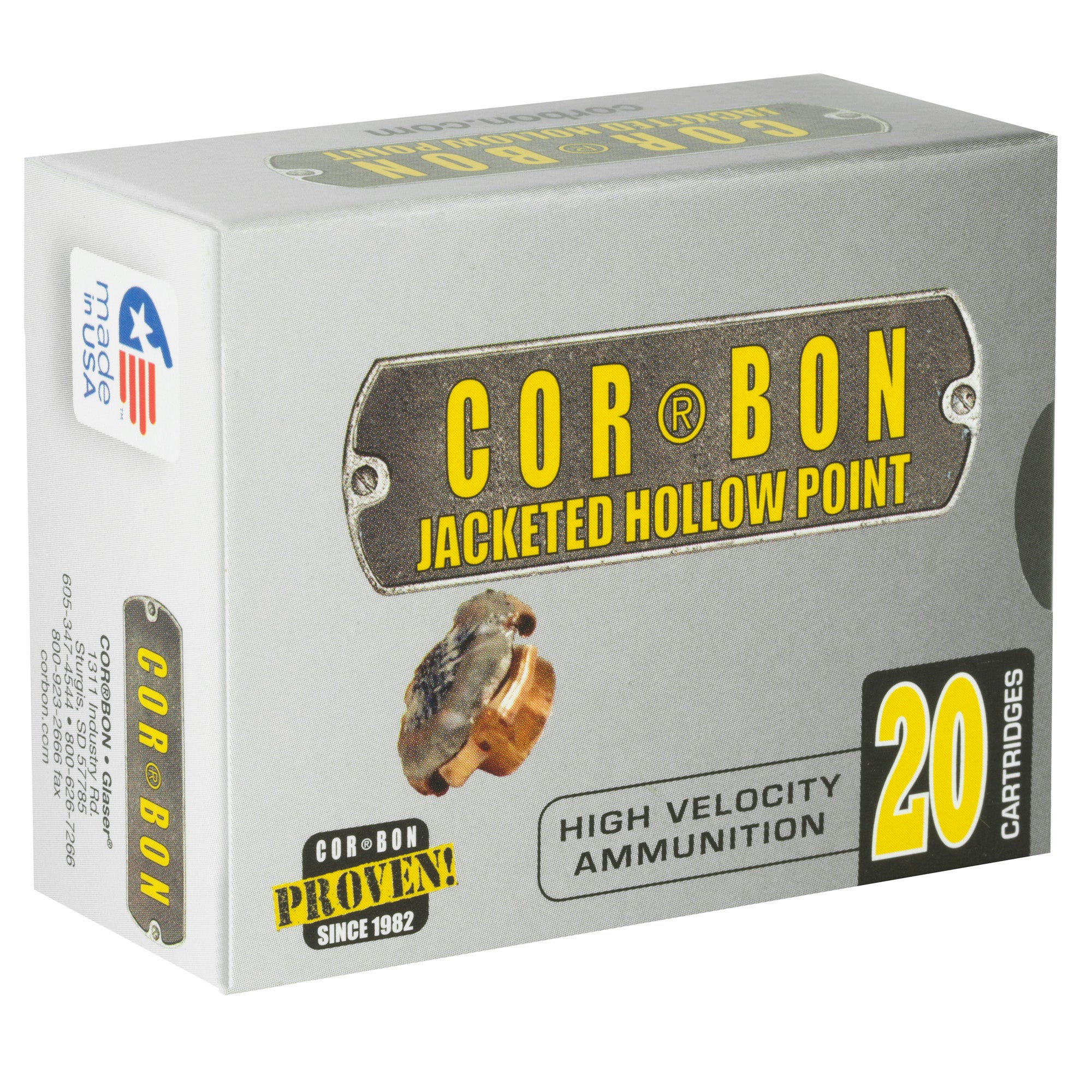 CORBON 10MM 165GR JHP 20/500