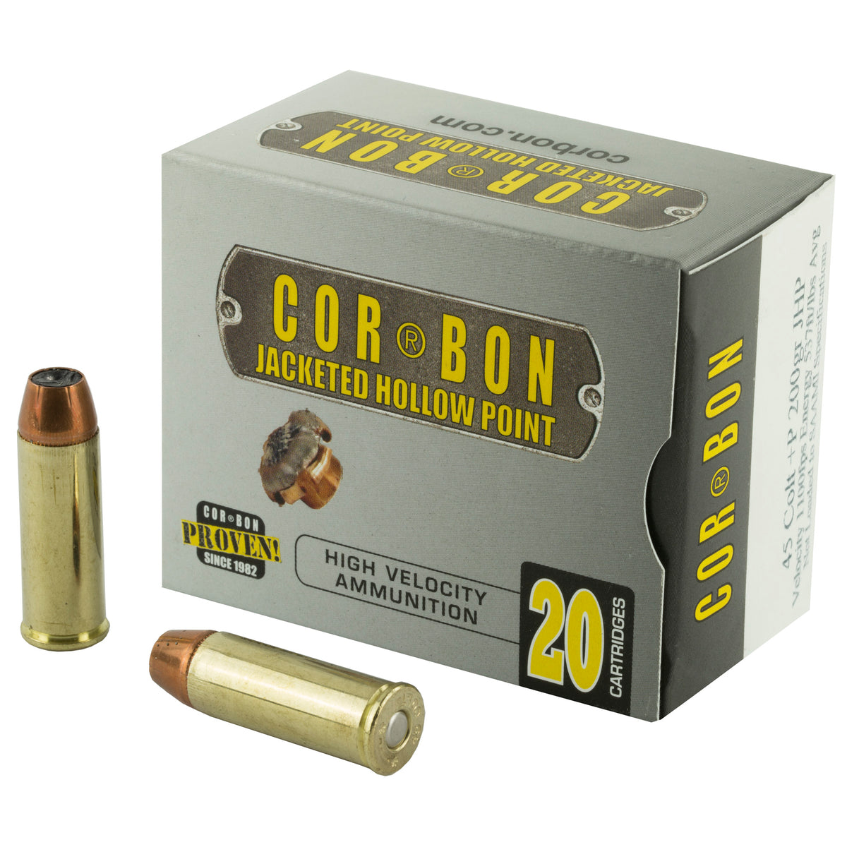 CORBON 45 COLT 200GR JHP 20/500