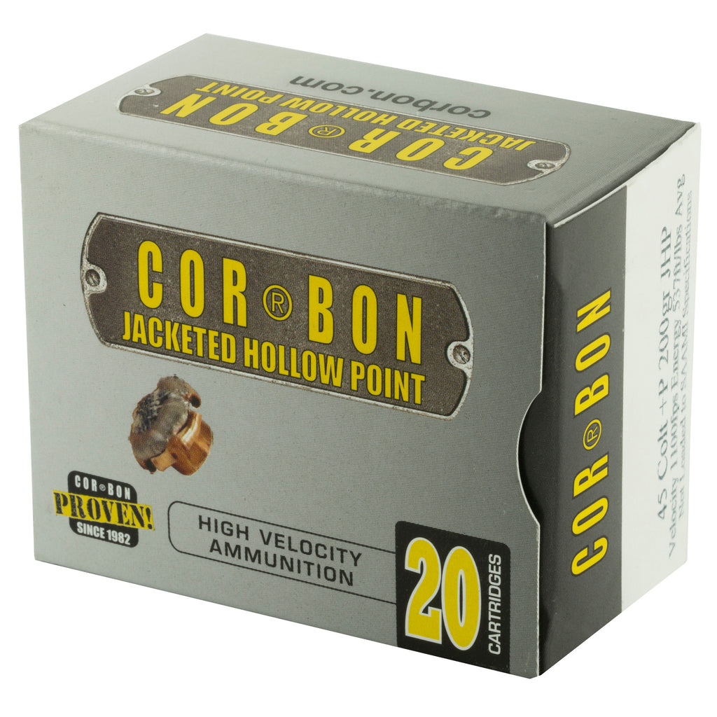 CORBON 45 COLT 200GR JHP 20/500