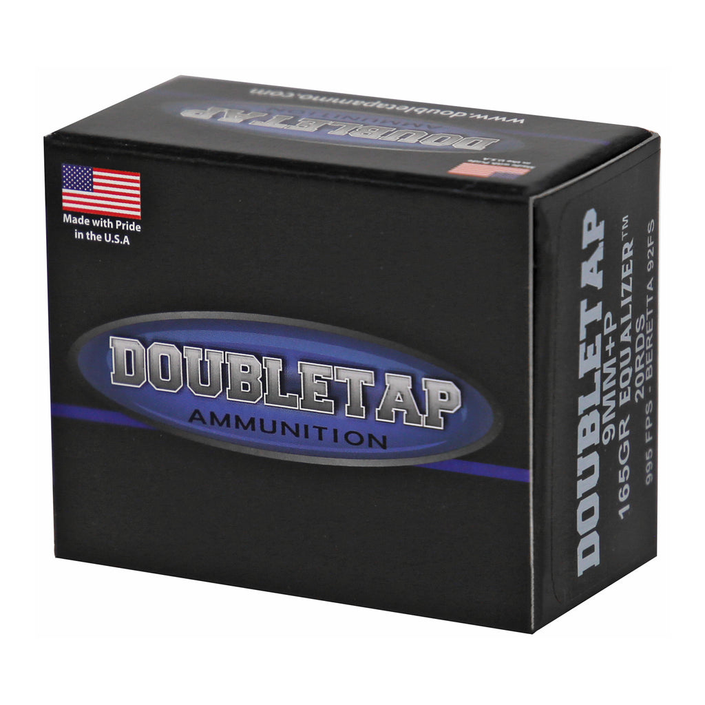 DBLTAP 9MM+P 165GR JHP 20/1000