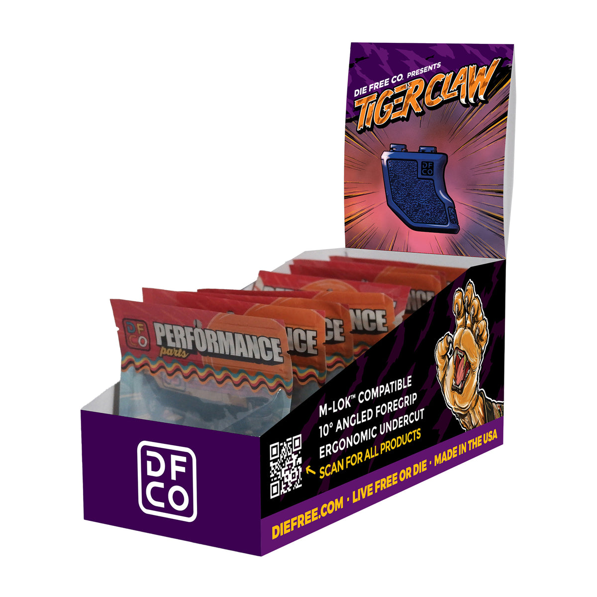 DFCO TIGER CLAW 10PK DISP CARTON