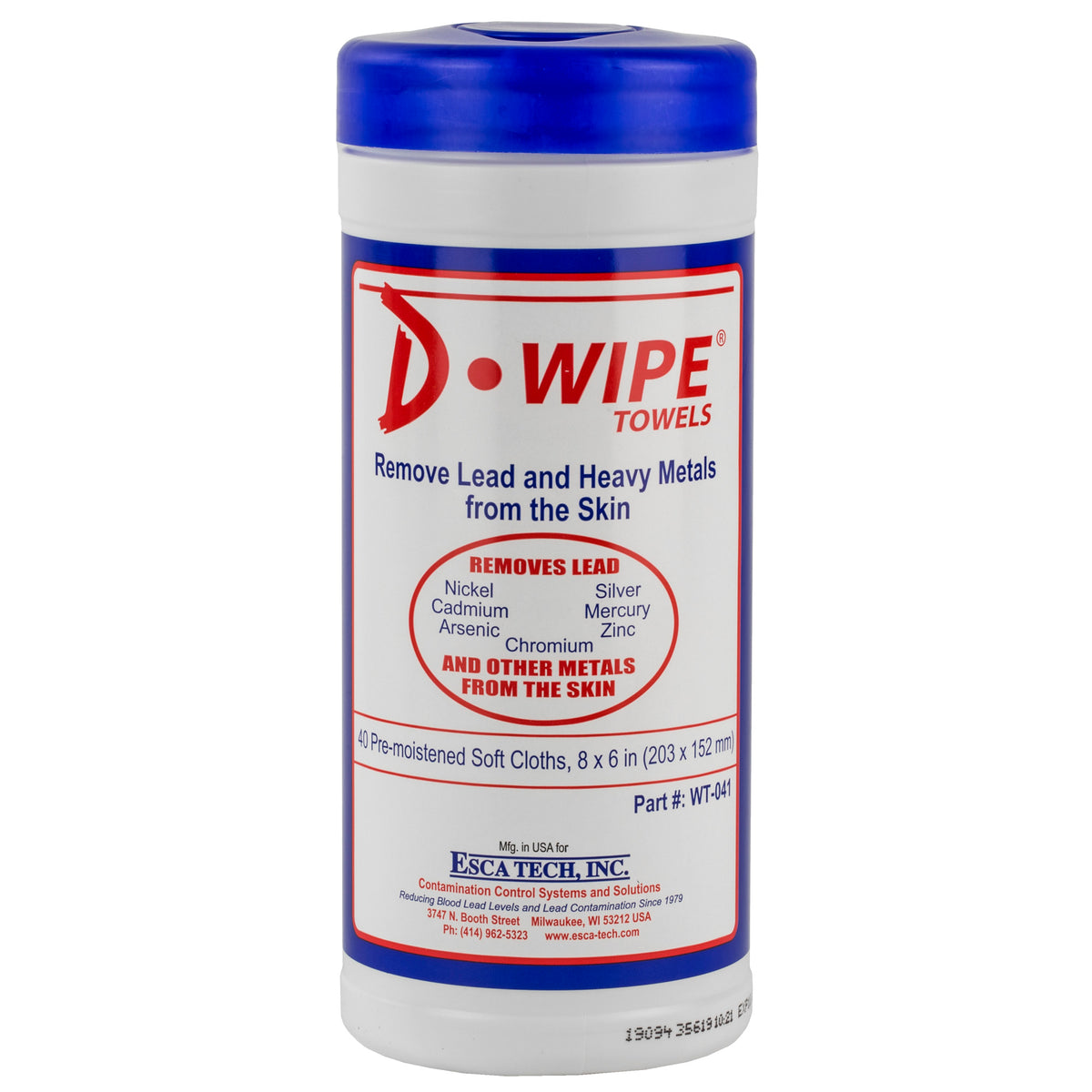 D-WIPE TOWELS 12-40 CT CANISTERS
