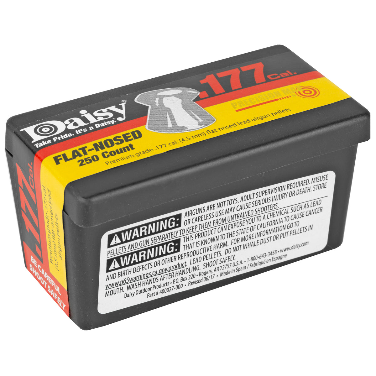 DAISY .177CAL FLAT PELLETS 250 COUNT