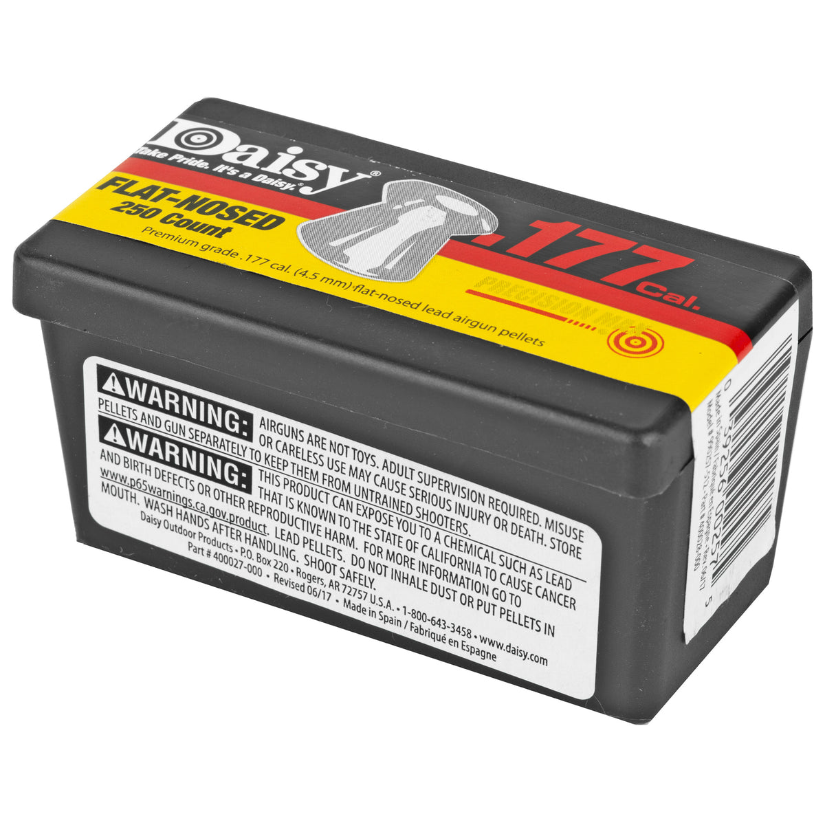 DAISY .177CAL FLAT PELLETS 250 COUNT