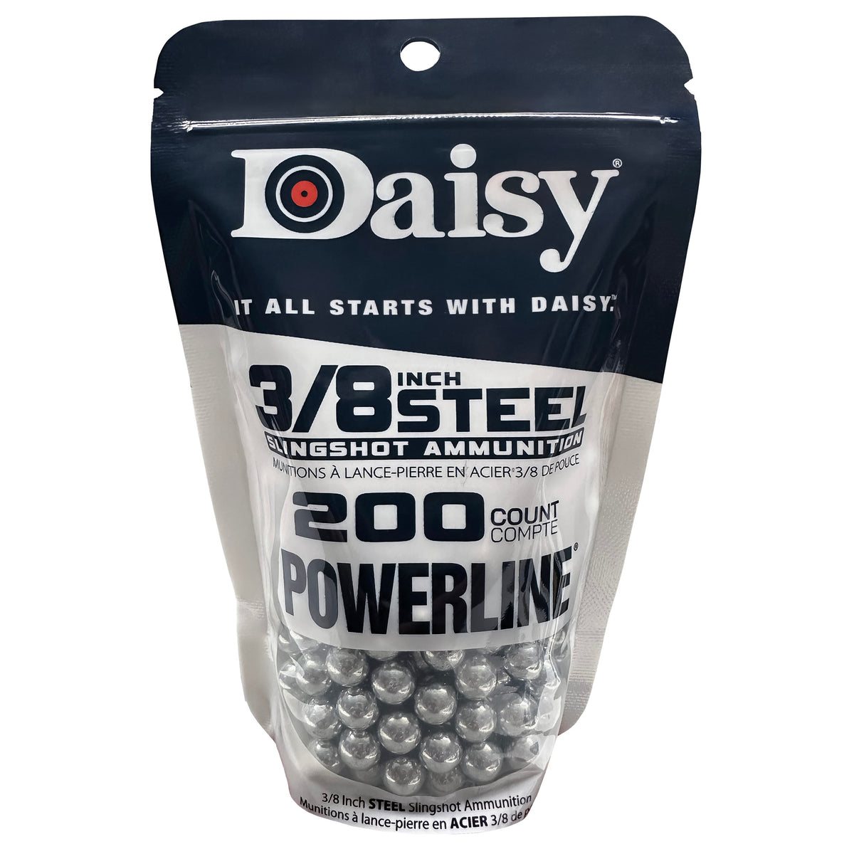 DAISY 3/8 STL SLINGSHOT AMMO 200CT