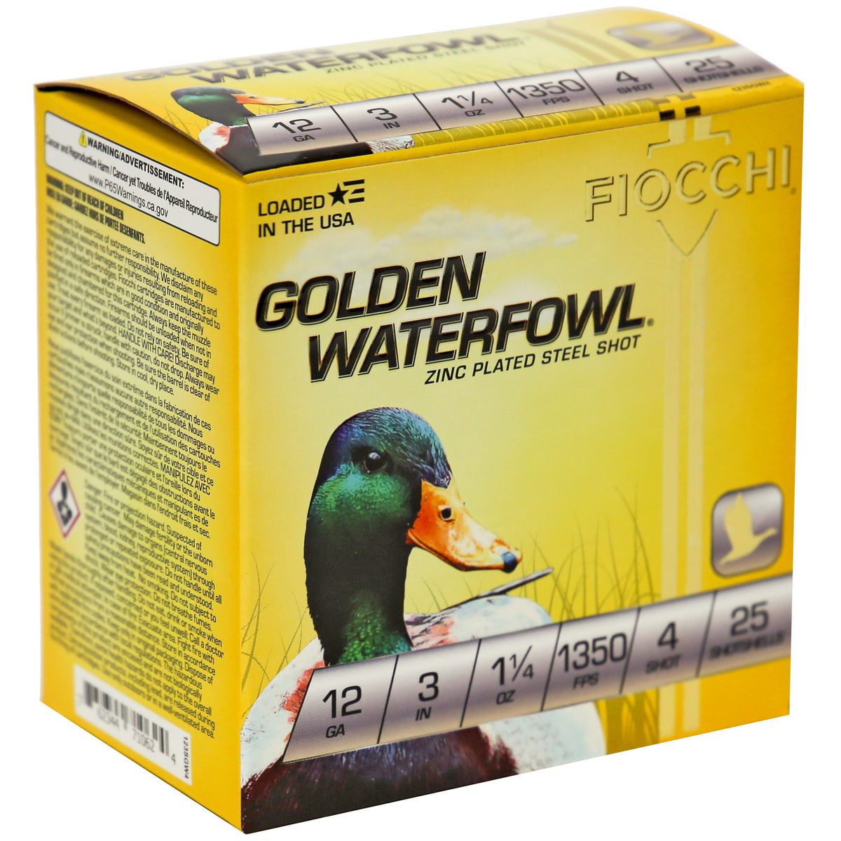 FIOCCHI 12GA #4 GOLDEN 25/250